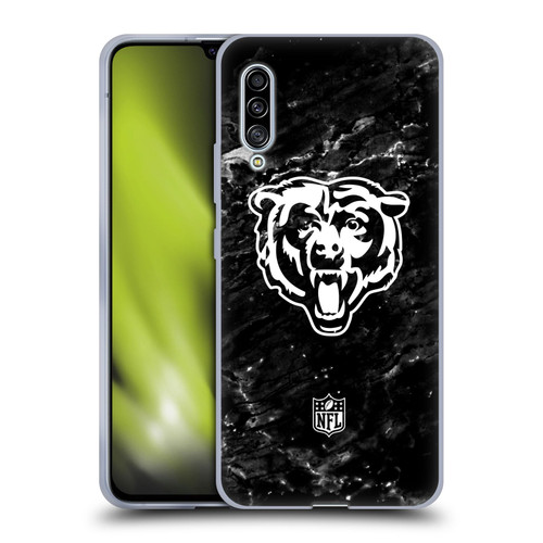 NFL Chicago Bears Artwork Marble Soft Gel Case for Samsung Galaxy A90 5G (2019)