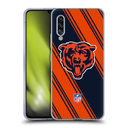 NFL Chicago Bears Artwork Stripes Soft Gel Case for Samsung Galaxy A90 5G (2019)