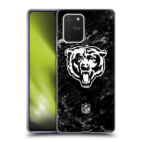 NFL Chicago Bears Artwork Marble Soft Gel Case for Samsung Galaxy S10 Lite