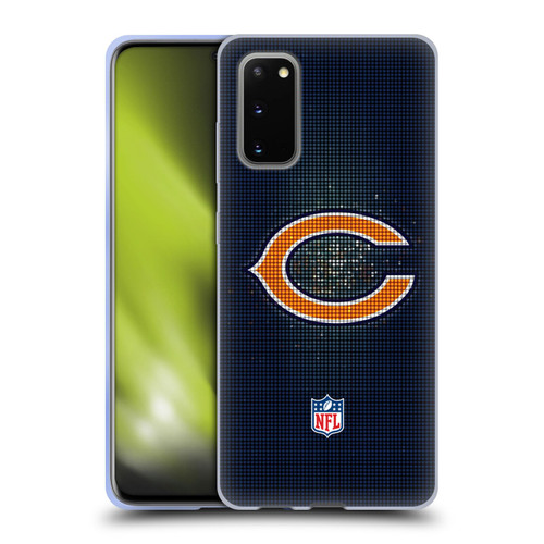 NFL Chicago Bears Artwork LED Soft Gel Case for Samsung Galaxy S20 / S20 5G