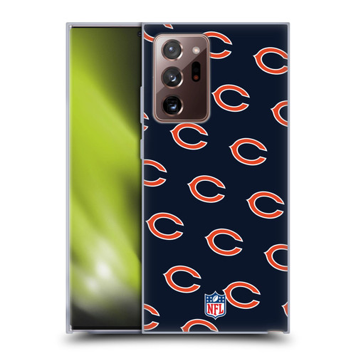 NFL Chicago Bears Artwork Patterns Soft Gel Case for Samsung Galaxy Note20 Ultra / 5G