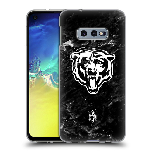 NFL Chicago Bears Artwork Marble Soft Gel Case for Samsung Galaxy S10e