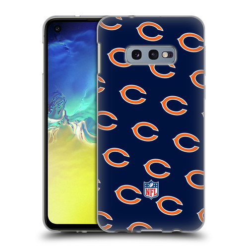NFL Chicago Bears Artwork Patterns Soft Gel Case for Samsung Galaxy S10e