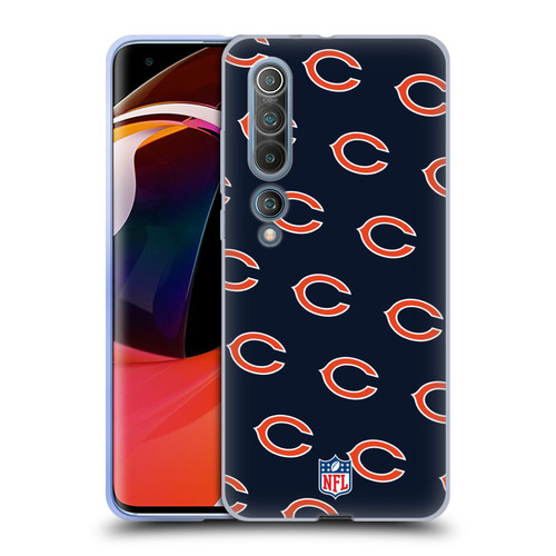 NFL Chicago Bears Artwork Patterns Soft Gel Case for Xiaomi Mi 10 5G / Mi 10 Pro 5G