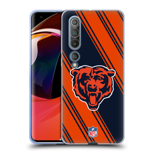 NFL Chicago Bears Artwork Stripes Soft Gel Case for Xiaomi Mi 10 5G / Mi 10 Pro 5G