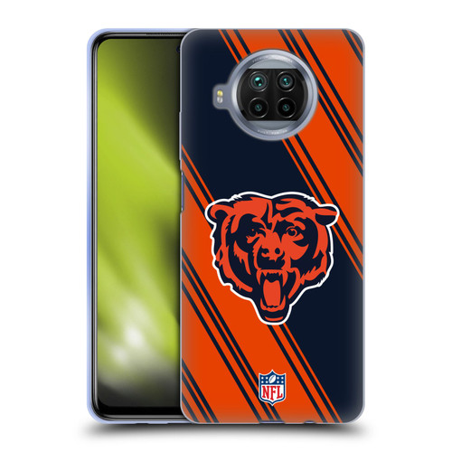 NFL Chicago Bears Artwork Stripes Soft Gel Case for Xiaomi Mi 10T Lite 5G