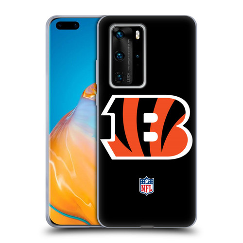 NFL Cincinnati Bengals Logo Plain Soft Gel Case for Huawei P40 Pro / P40 Pro Plus 5G