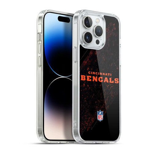 NFL Cincinnati Bengals Logo Blur Soft Gel Case for Apple iPhone 13 Pro Max & MagSafe