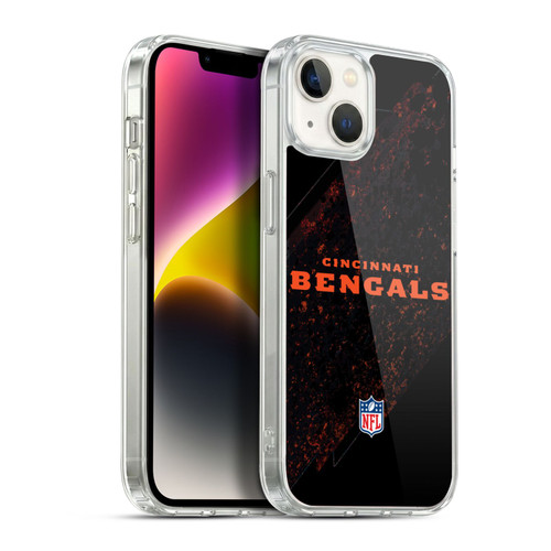 NFL Cincinnati Bengals Logo Blur Soft Gel Case for Apple iPhone 14 Plus & MagSafe