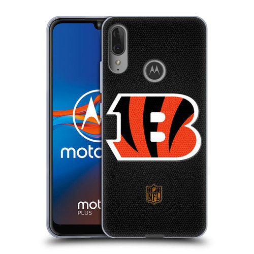 NFL Cincinnati Bengals Logo Football Soft Gel Case for Motorola Moto E6 Plus