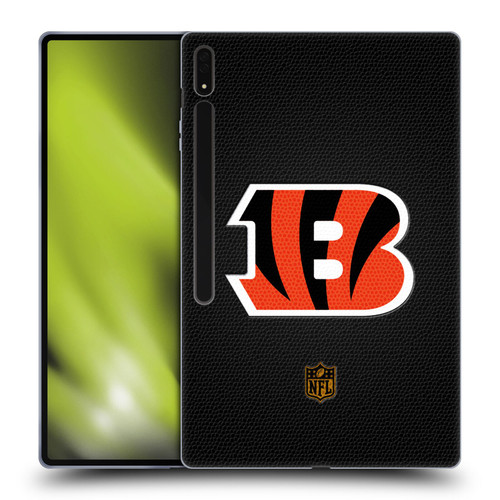 NFL Cincinnati Bengals Logo Football Soft Gel Case for Samsung Galaxy Tab S8 Ultra