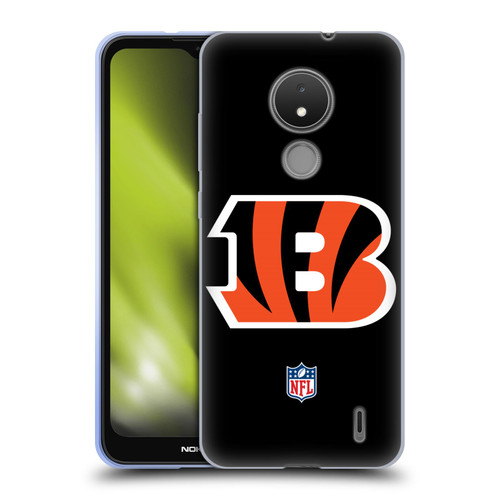 NFL Cincinnati Bengals Logo Plain Soft Gel Case for Nokia C21