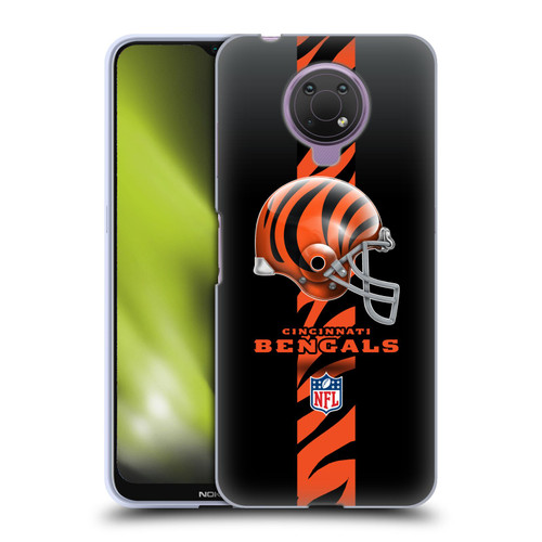 NFL Cincinnati Bengals Logo Helmet Soft Gel Case for Nokia G10