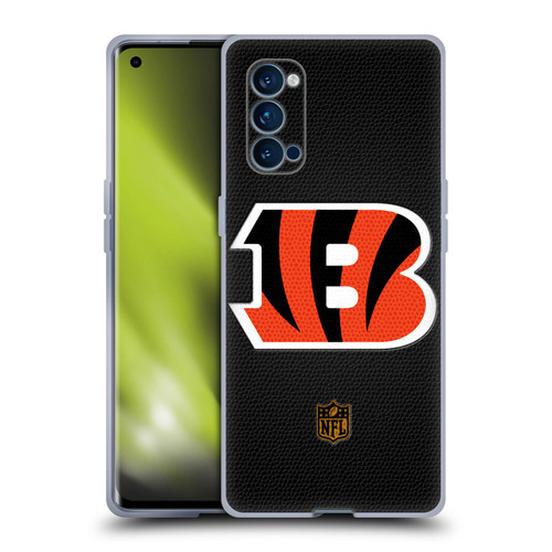 NFL Cincinnati Bengals Logo Football Soft Gel Case for OPPO Reno 4 Pro 5G