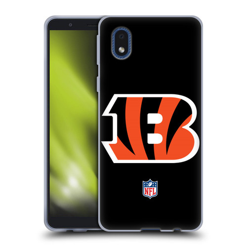 NFL Cincinnati Bengals Logo Plain Soft Gel Case for Samsung Galaxy A01 Core (2020)