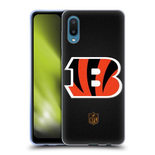 NFL Cincinnati Bengals Logo Football Soft Gel Case for Samsung Galaxy A02/M02 (2021)