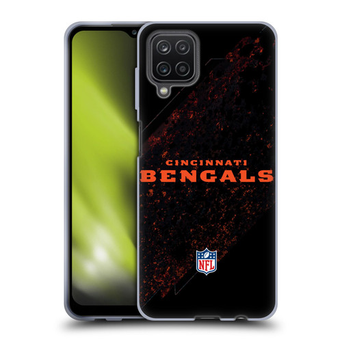 NFL Cincinnati Bengals Logo Blur Soft Gel Case for Samsung Galaxy A12 (2020)
