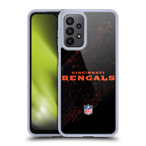 NFL Cincinnati Bengals Logo Blur Soft Gel Case for Samsung Galaxy A23 / 5G (2022)