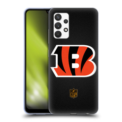 NFL Cincinnati Bengals Logo Football Soft Gel Case for Samsung Galaxy A32 (2021)