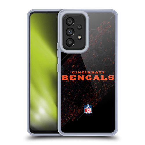 NFL Cincinnati Bengals Logo Blur Soft Gel Case for Samsung Galaxy A53 5G (2022) NFL Cincinnati Bengals Logo Blur Soft Gel Case for Samsung Galaxy A53 5G (2022)