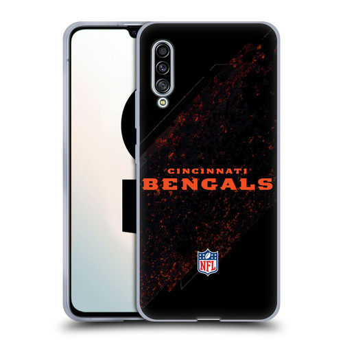 NFL Cincinnati Bengals Logo Blur Soft Gel Case for Samsung Galaxy A90 5G (2019)