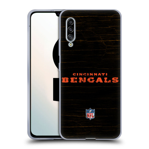 NFL Cincinnati Bengals Logo Distressed Look Soft Gel Case for Samsung Galaxy A90 5G (2019)