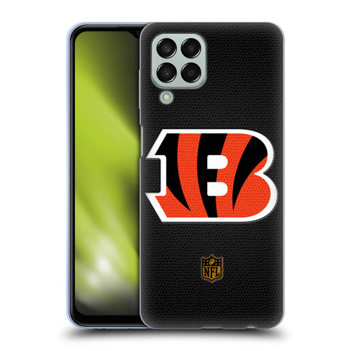 NFL Cincinnati Bengals Logo Football Soft Gel Case for Samsung Galaxy M33 (2022)