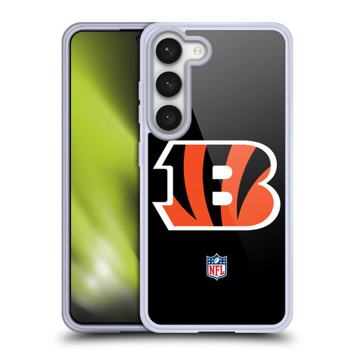 NFL Cincinnati Bengals Logo Plain Soft Gel Case for Samsung Galaxy S23 5G