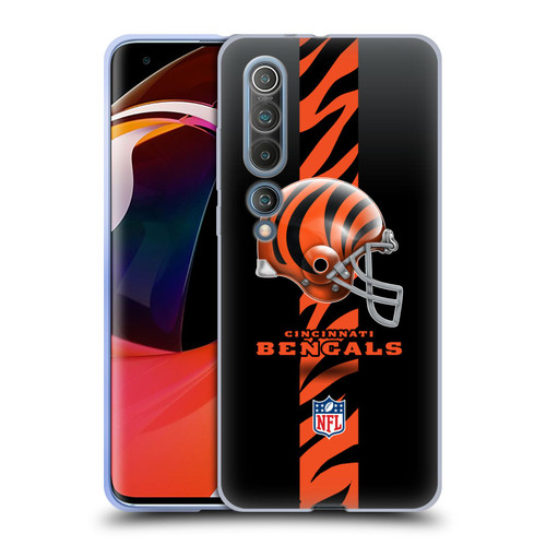 NFL Cincinnati Bengals Logo Helmet Soft Gel Case for Xiaomi Mi 10 5G / Mi 10 Pro 5G