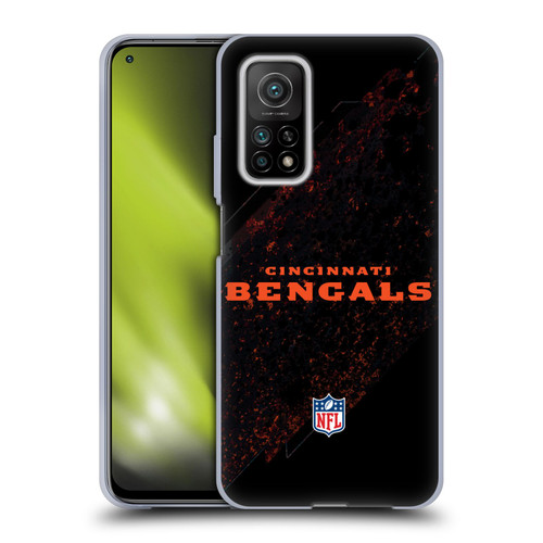 NFL Cincinnati Bengals Logo Blur Soft Gel Case for Xiaomi Mi 10T 5G