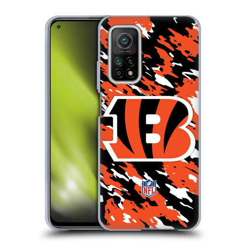 NFL Cincinnati Bengals Logo Camou Soft Gel Case for Xiaomi Mi 10T 5G