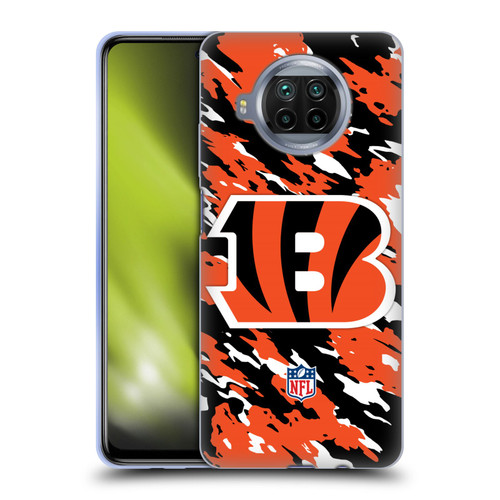 NFL Cincinnati Bengals Logo Camou Soft Gel Case for Xiaomi Mi 10T Lite 5G