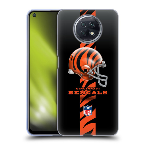 NFL Cincinnati Bengals Logo Helmet Soft Gel Case for Xiaomi Redmi Note 9T 5G