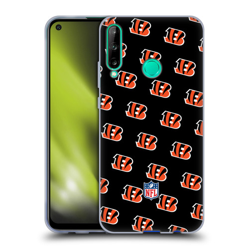 NFL Cincinnati Bengals Artwork Patterns Soft Gel Case for Huawei P40 lite E