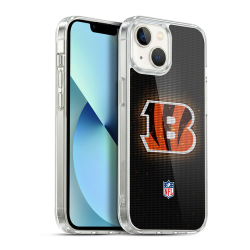 NFL Cincinnati Bengals Artwork LED Soft Gel Case for Apple iPhone 13