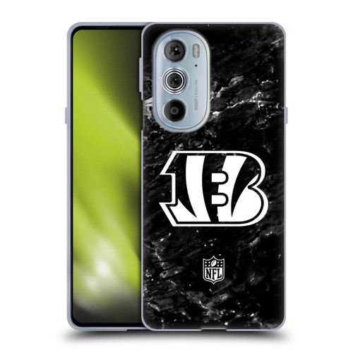 NFL Cincinnati Bengals Artwork Marble Soft Gel Case for Motorola Edge X30