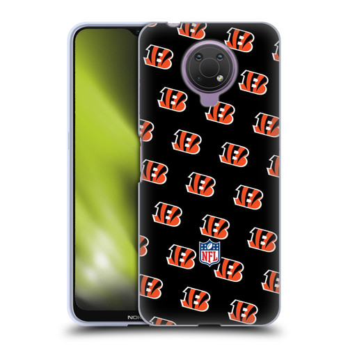 NFL Cincinnati Bengals Artwork Patterns Soft Gel Case for Nokia G10