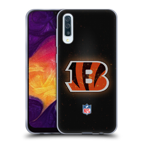 NFL Cincinnati Bengals Artwork LED Soft Gel Case for Samsung Galaxy A50/A30s (2019)