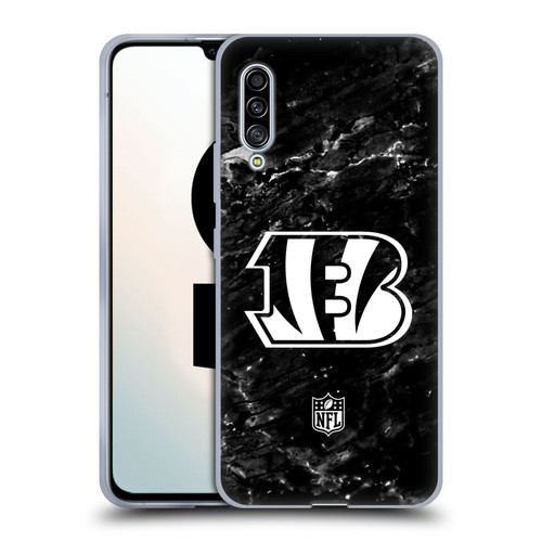 NFL Cincinnati Bengals Artwork Marble Soft Gel Case for Samsung Galaxy A90 5G (2019)