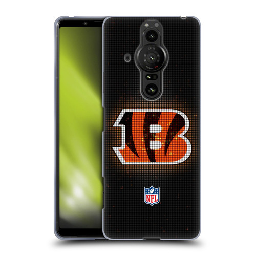 NFL Cincinnati Bengals Artwork LED Soft Gel Case for Sony Xperia Pro-I