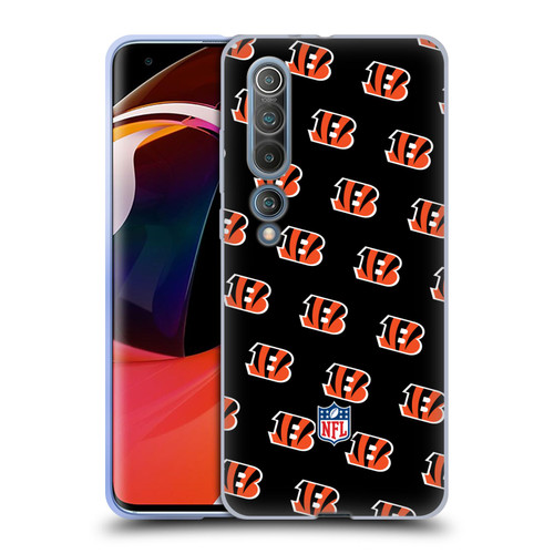 NFL Cincinnati Bengals Artwork Patterns Soft Gel Case for Xiaomi Mi 10 5G / Mi 10 Pro 5G