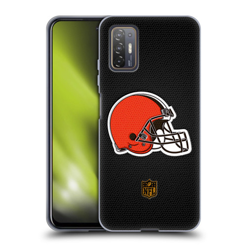 NFL Cleveland Browns Logo Football Soft Gel Case for HTC Desire 21 Pro 5G