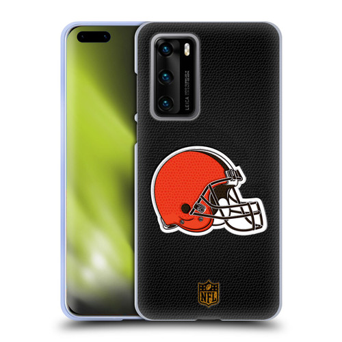 NFL Cleveland Browns Logo Football Soft Gel Case for Huawei P40 5G