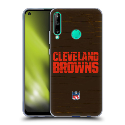 NFL Cleveland Browns Logo Distressed Look Soft Gel Case for Huawei P40 lite E