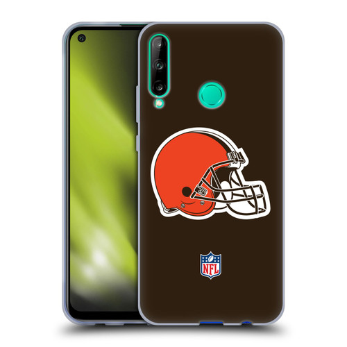 NFL Cleveland Browns Logo Plain Soft Gel Case for Huawei P40 lite E