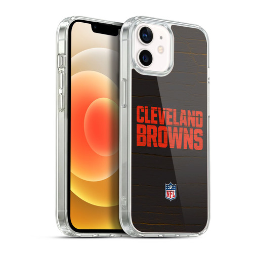 NFL Cleveland Browns Logo Distressed Look Soft Gel Case for Apple iPhone 12 / iPhone 12 Pro & MagSafe
