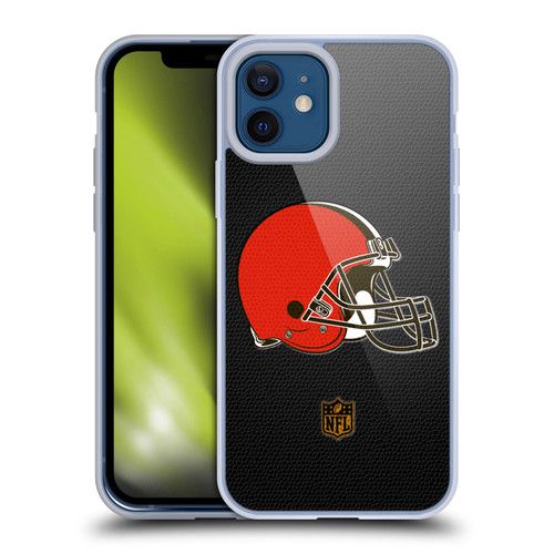 NFL Cleveland Browns Logo Football Soft Gel Case for Apple iPhone 12 / iPhone 12 Pro