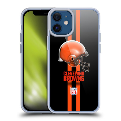 NFL Cleveland Browns Logo Helmet Soft Gel Case for Apple iPhone 12 Mini