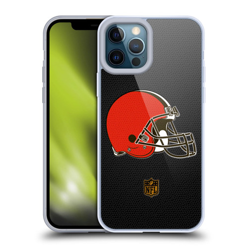 NFL Cleveland Browns Logo Football Soft Gel Case for Apple iPhone 12 Pro Max