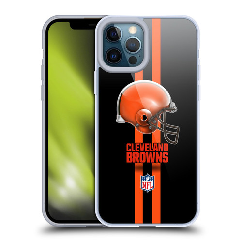 NFL Cleveland Browns Logo Helmet Soft Gel Case for Apple iPhone 12 Pro Max